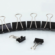 Black Metal 19 mm Small Paper Binder Clips